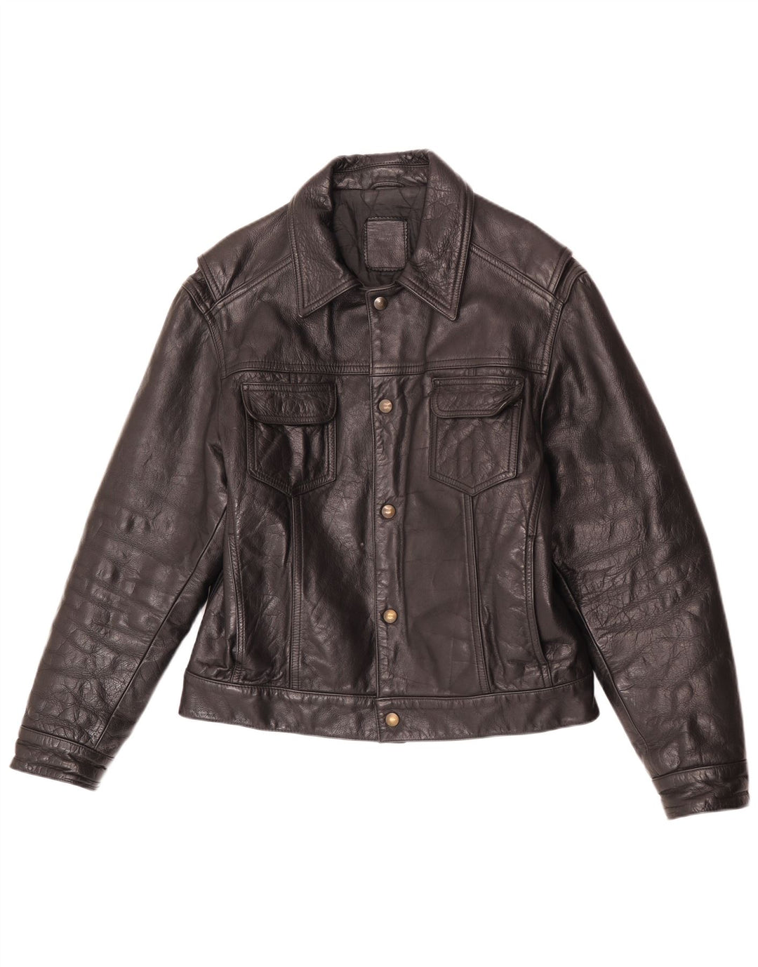 Vintage herre læderjakke UK 40 Large Black