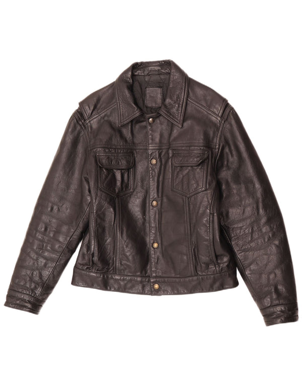 Vintage herre læderjakke UK 40 Large Black
