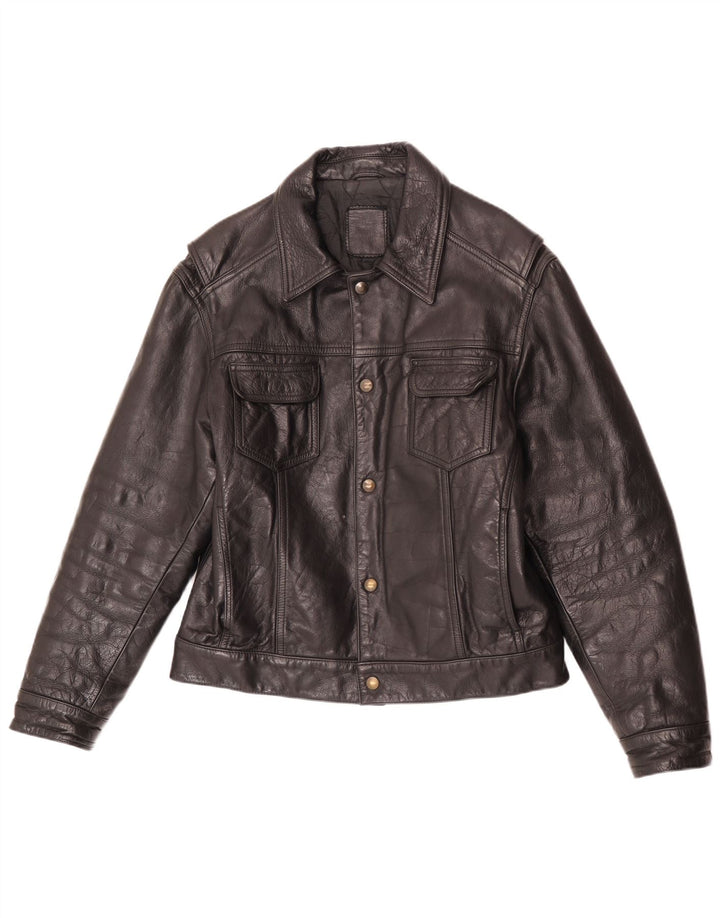 Vintage herre læderjakke UK 40 Large Black