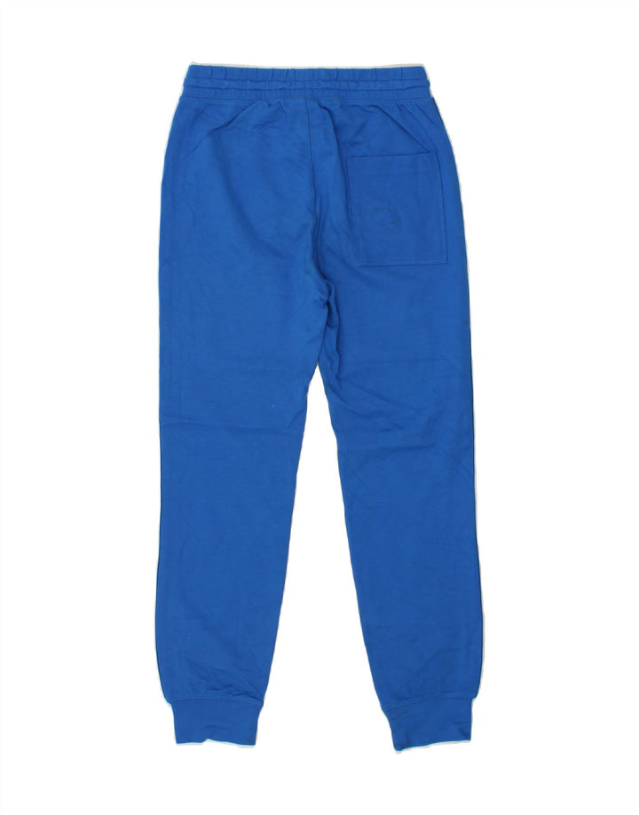 BENETTON Boys Tracksuit Trousers Joggers 13-14 Years 3XL Blue Polyester Vintage Benetton and Second-Hand Benetton from Messina Hembry 