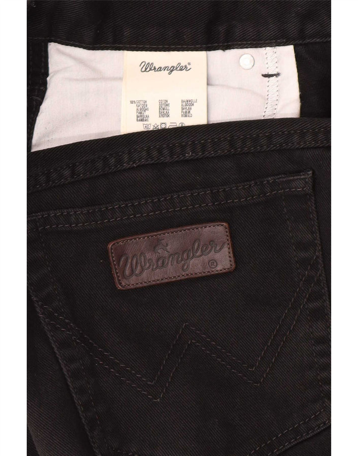 Wrangler Herre Texas Straight Jeans W40 L30 Sort Bomuld