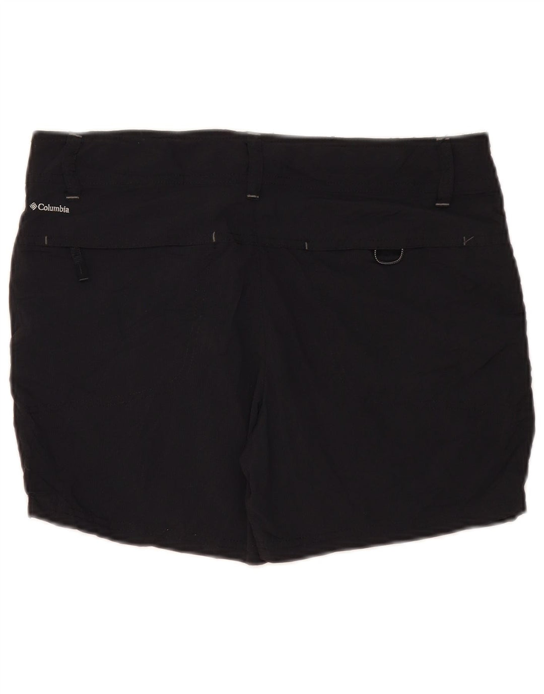 Columbia Womens Omni-Shade Cargo Shorts US 8 Medium W34 Black Nylon