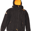 Superdry Graphic Windbreaker Jacket til kvinder UK 14 Medium Black