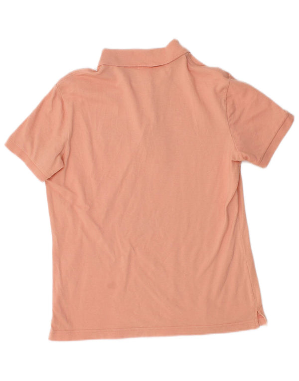 Lacoste Dame Polo Shirt UK 12 Medium Pink Bomuld
