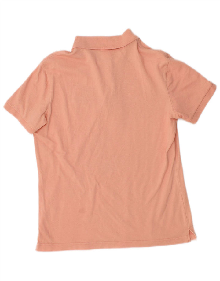 Lacoste Dame Polo Shirt UK 12 Medium Pink Bomuld