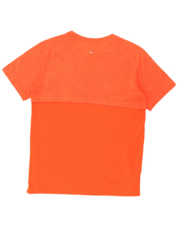 Under Armour Herre Heat Gear T-Shirt Top Medium Orange