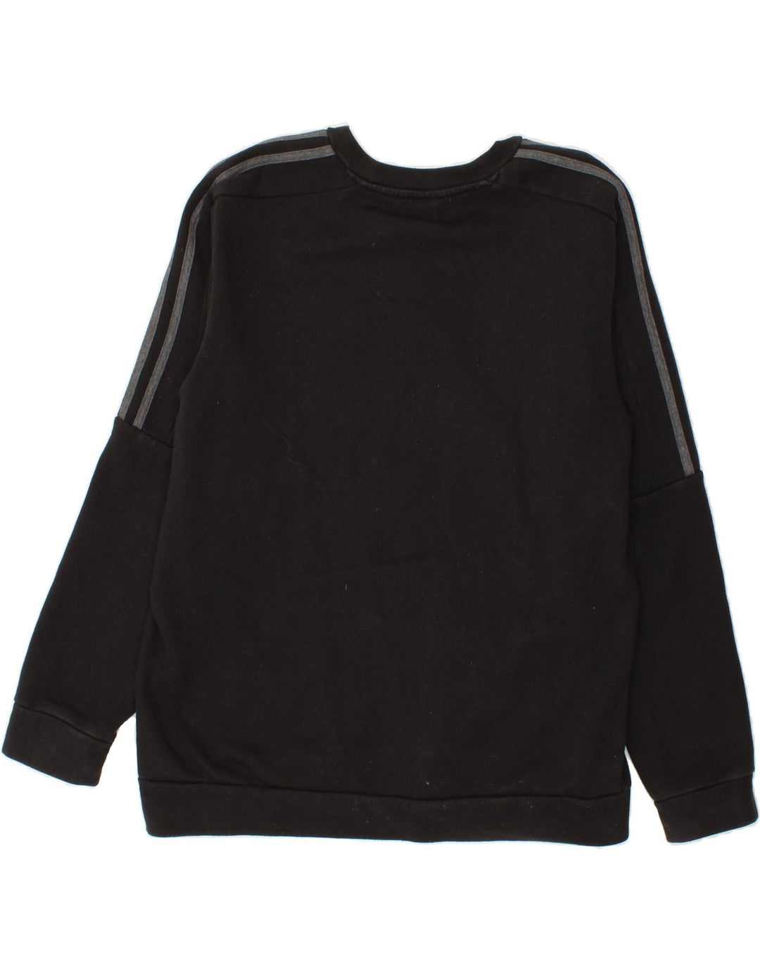 ADIDAS Mens Sweatshirt Jumper Medium Black Cotton Vintage Adidas and Second-Hand Adidas from Messina Hembry 