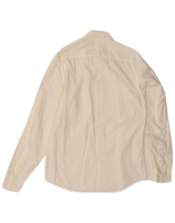 Murphy & Nye Herre Sailmakers Shirt Large Off White Bomuld