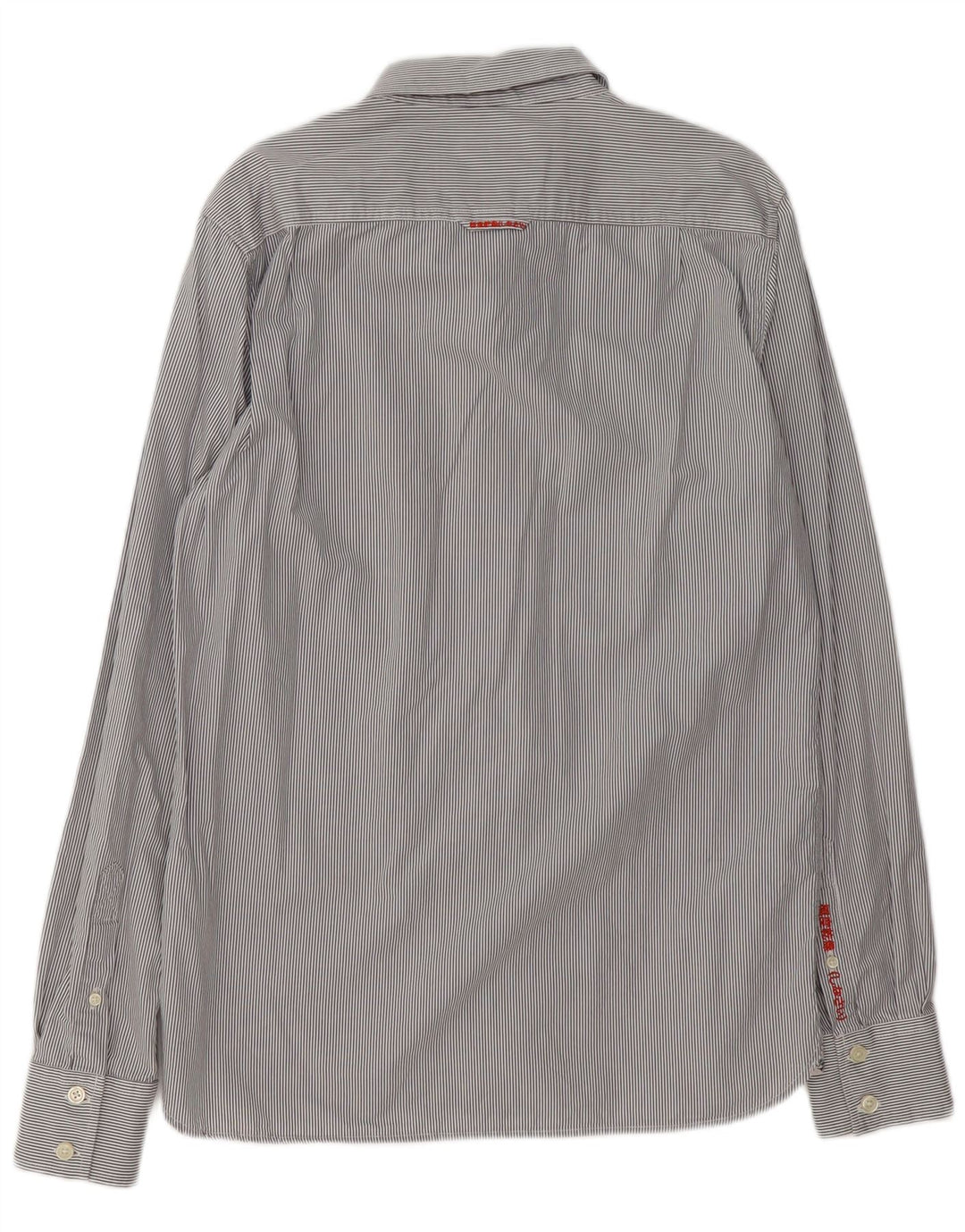 Superdry herreskjorte XL blåstribet bomuld