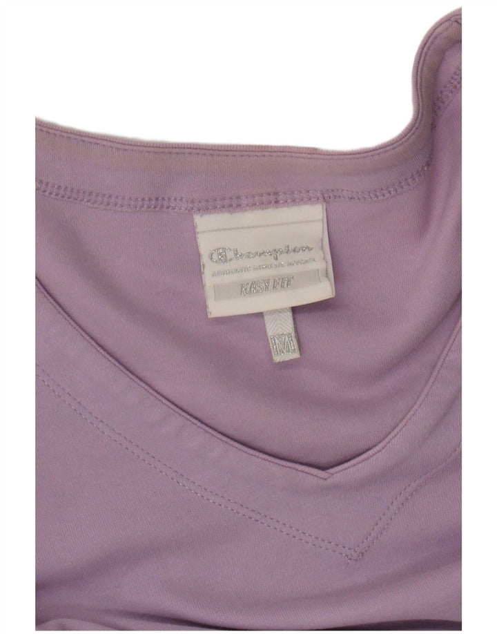 CHAMPION Dame Easy Fit Top Langærmet UK 14 Medium Lilla