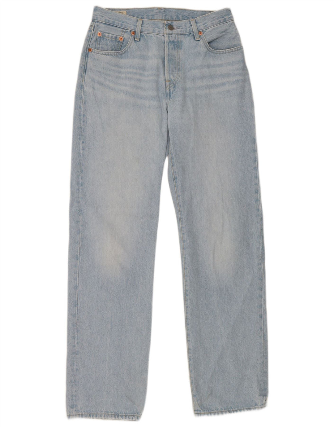 Levi's Dame 501 Straight Jeans W25 L32 Blå Bomuld