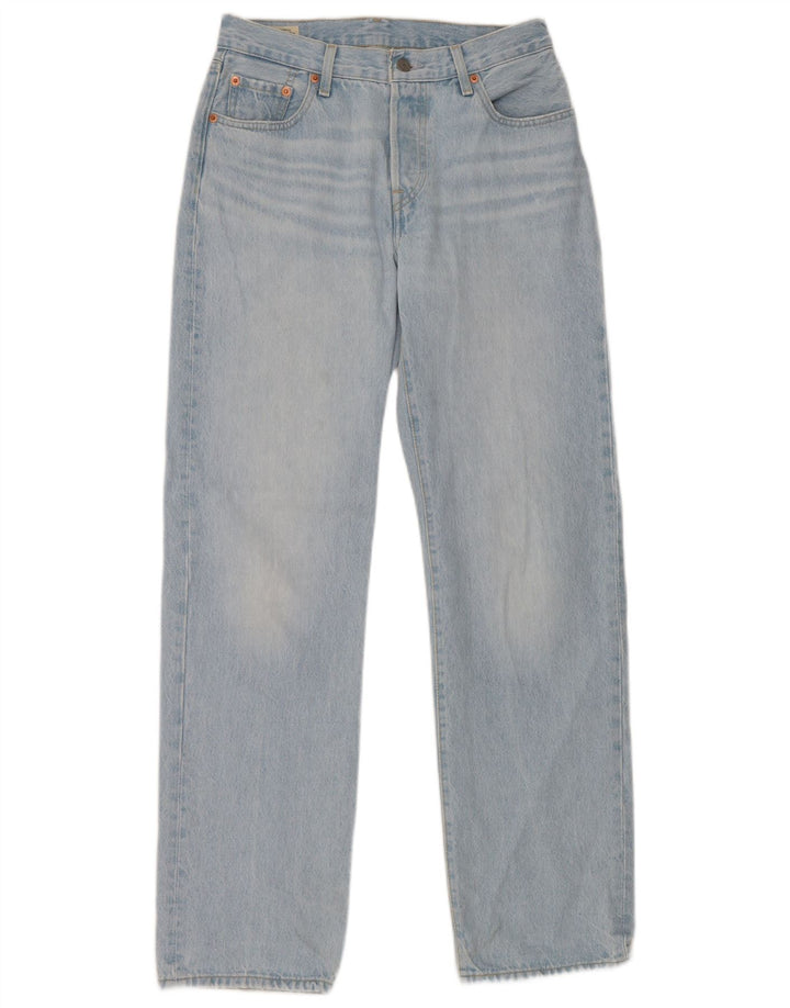 Levi's Dame 501 Straight Jeans W25 L32 Blå Bomuld