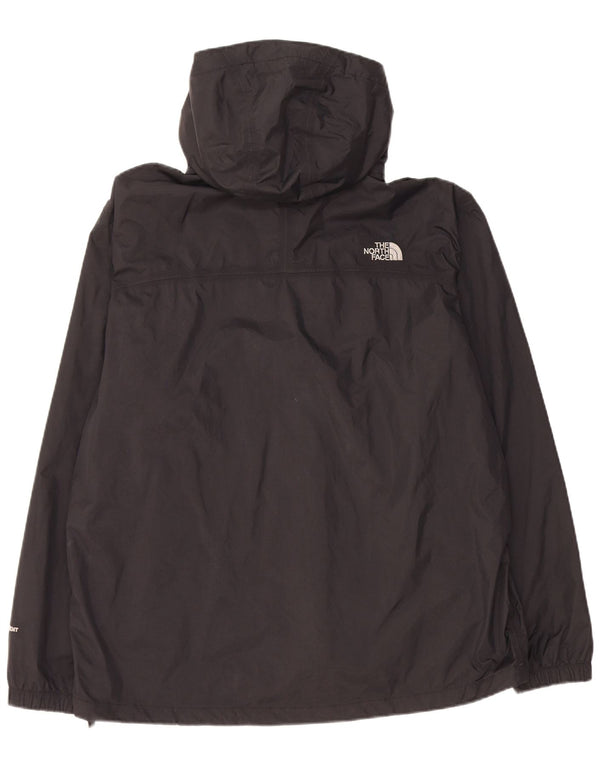 The North Face Regnjakke med hætte til mænd UK 40 Stor sort nylon