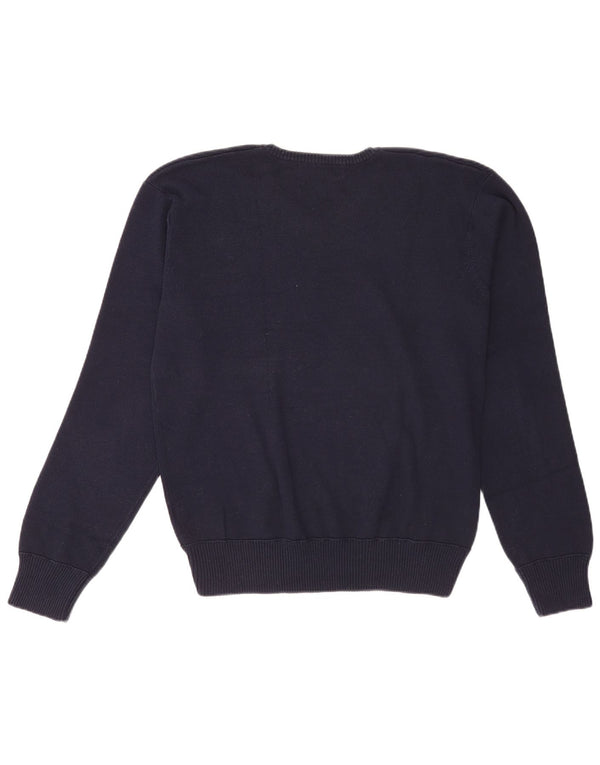 Marina Militare Herre V-hals sweater 3XL marineblå bomuld