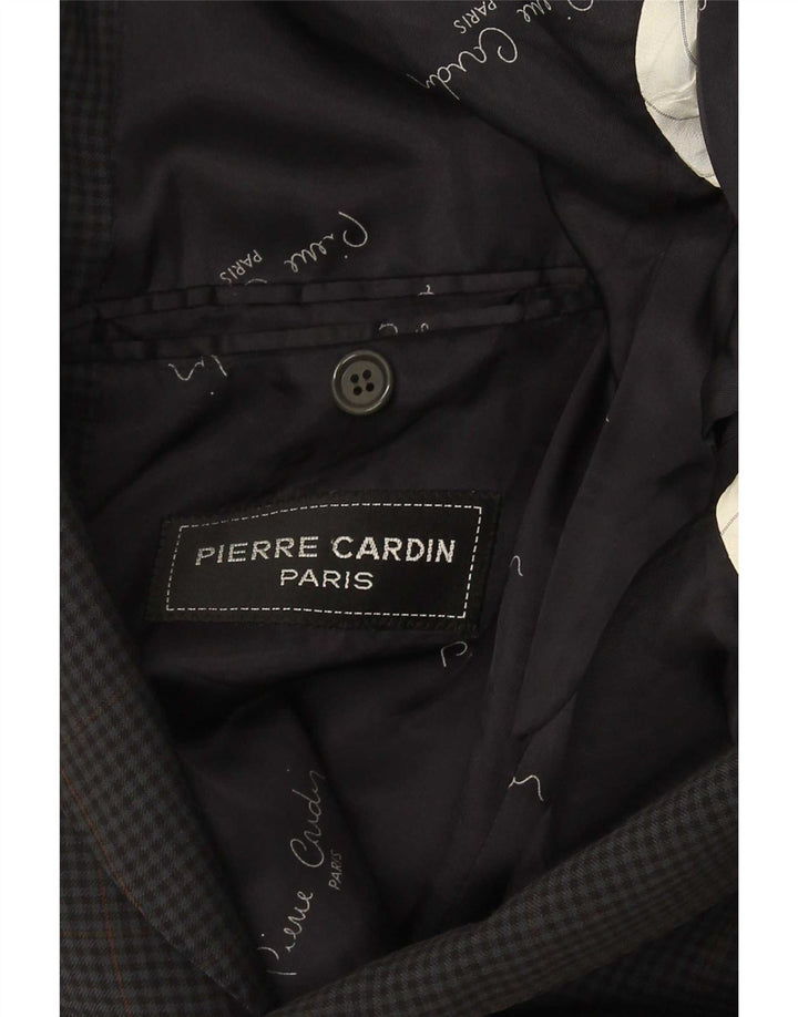 Pierre Cardin Herre 2-knaps blazerjakke UK 38 Medium Grey Check