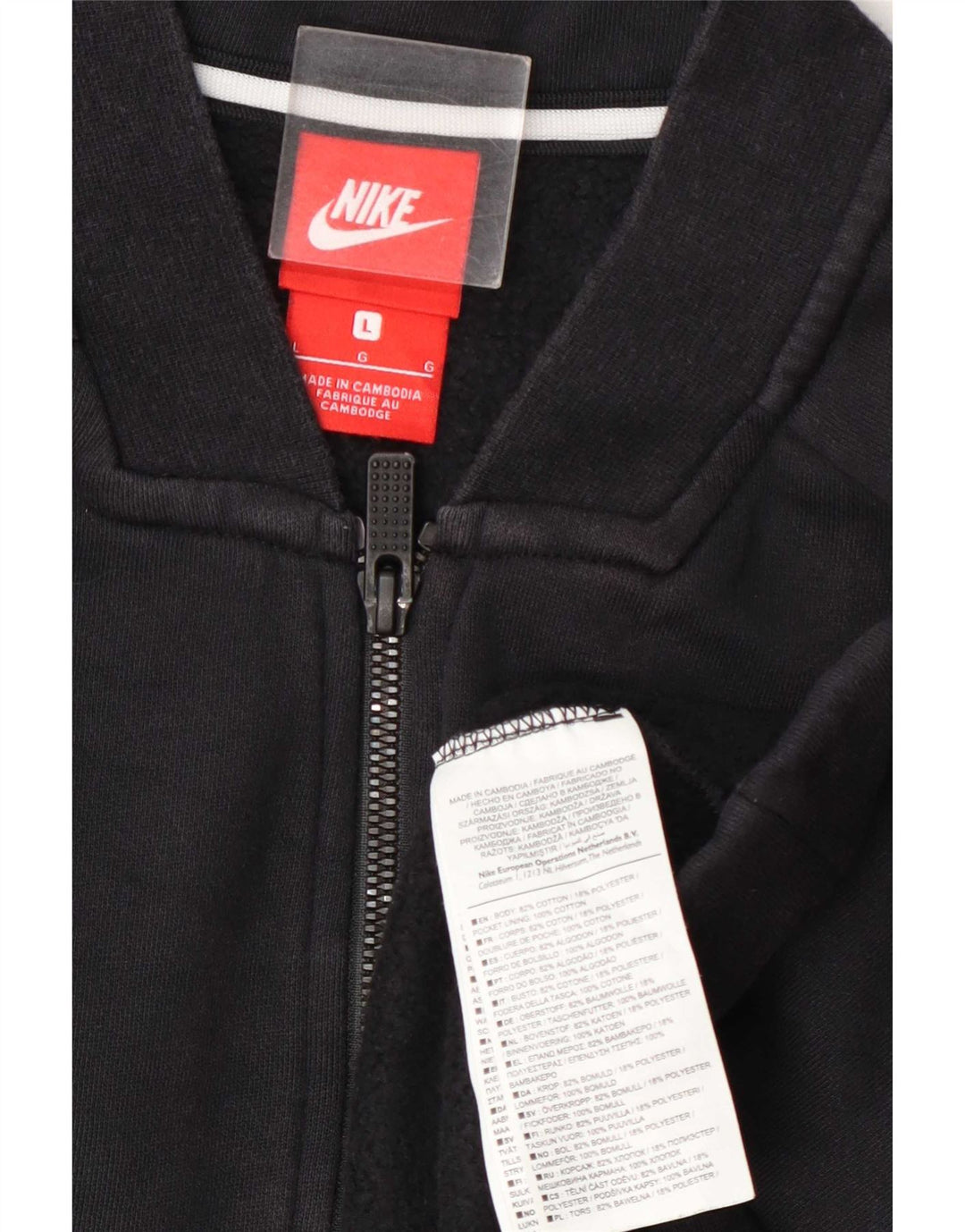 Nike træningsdragt til mænd, topjakke, stor marineblå bomuld