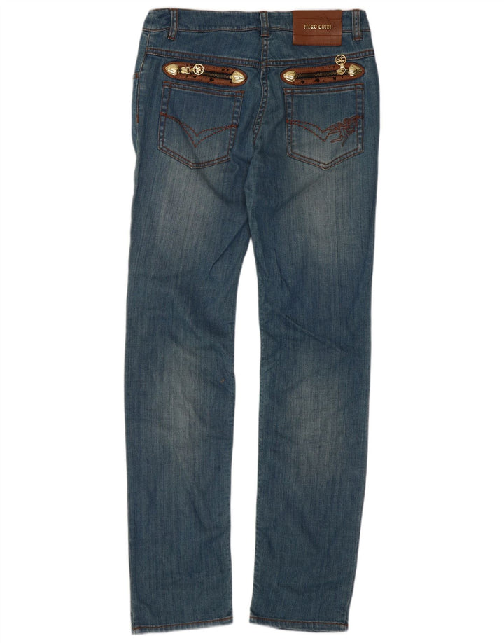 Piero Guidi Dame Slim Jeans W28 L31 Blå Bomuld