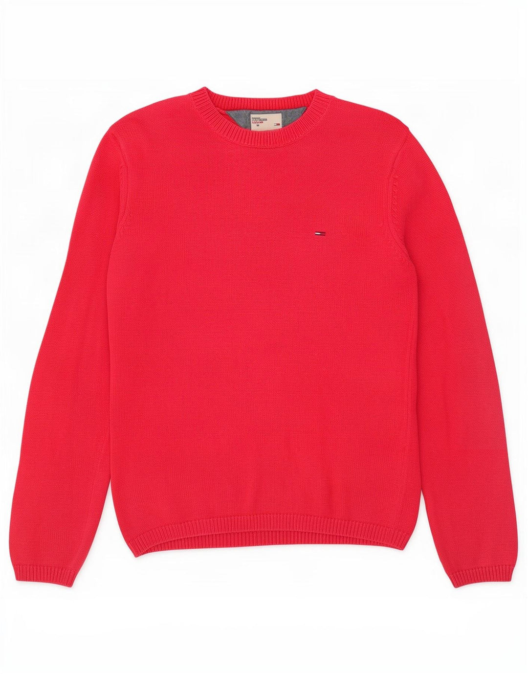 Tommy Hilfiger Herre Crew Neck sweater Medium Rød Bomuld