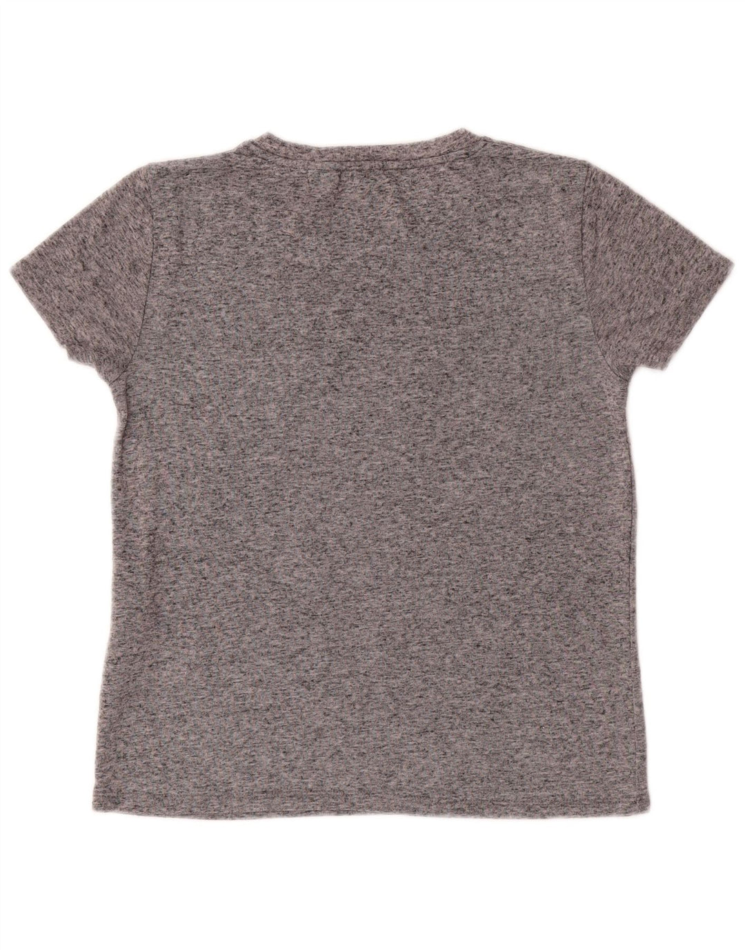 LEVI'S T-shirt top til kvinder DK 10 Small Grå Flecked Polyester