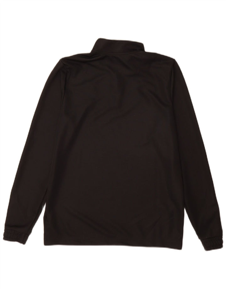 Adidas Boys Aeroready Zip Neck Pullover Træningsdragt Top 13-14 år Sort