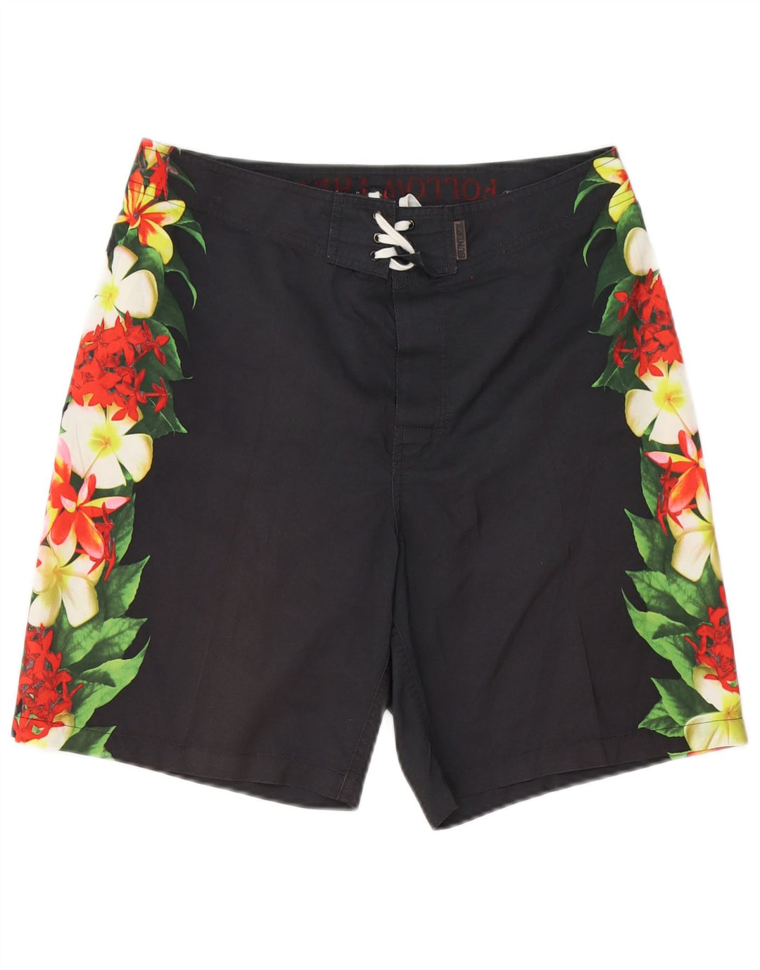 SUNDEK Herre badeshorts Medium Grey Floral Polyester