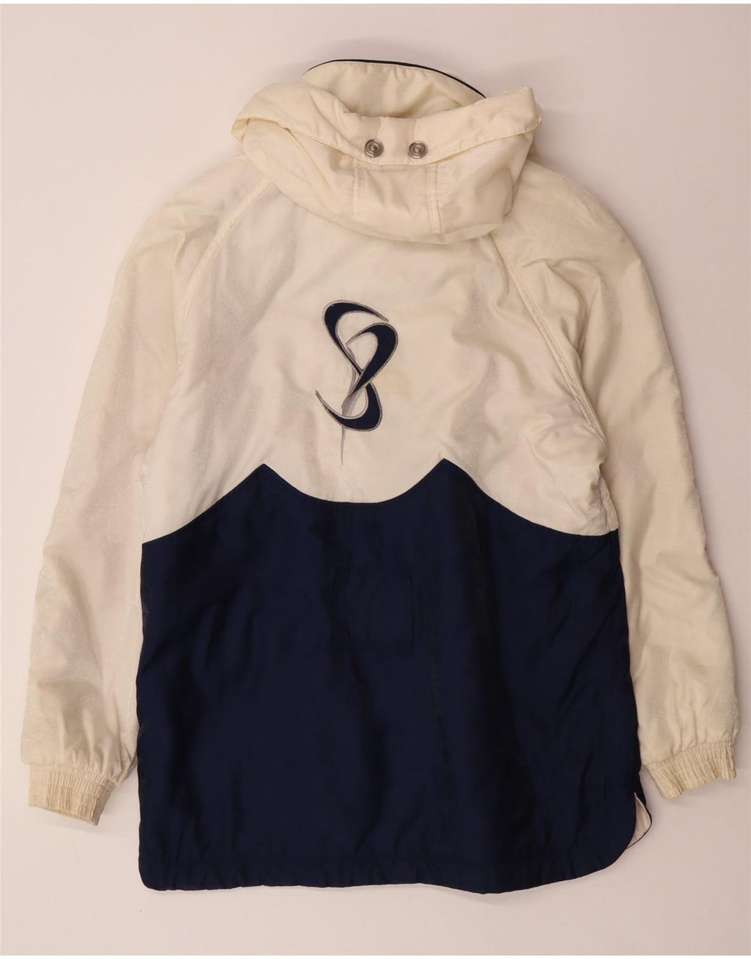 SPORTALM Dame Oversized grafisk vindjakke EU 38 Medium Off White