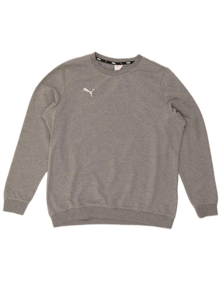 PUMA Mens Sweatshirt Jumper XL Grey Cotton