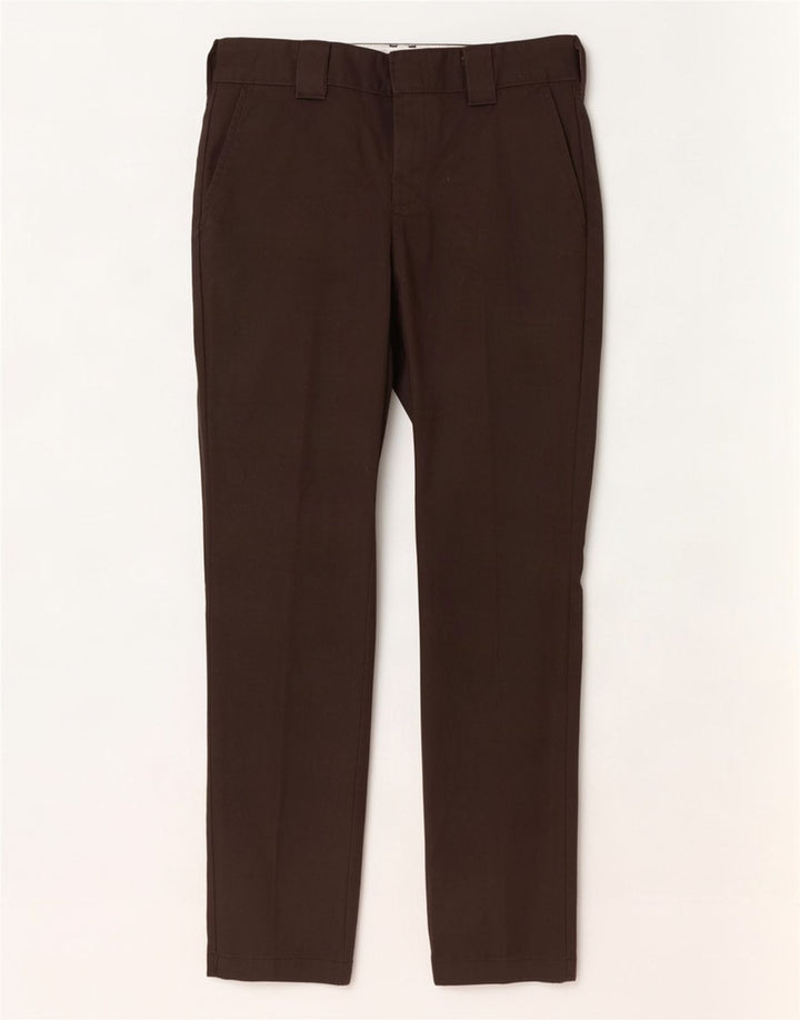Dickies Herre Slim Fit Chino Bukser W30 L32 Brun Polyester