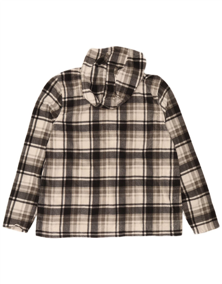 O'Neill Herre hættetrøje med lynlås hals 2XL grå ternet polyester