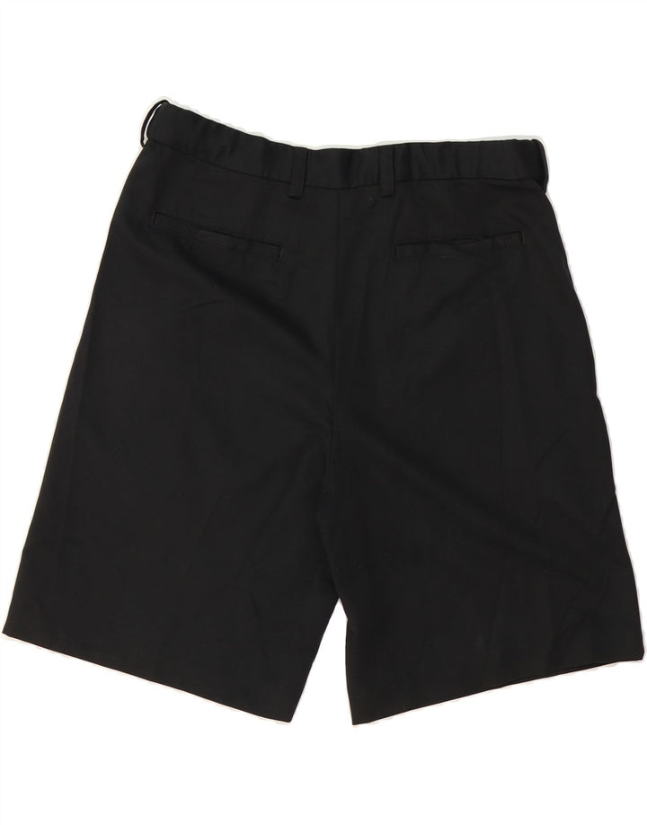 IZOD Mens Chino Shorts W34 Large Black Polyester Vintage Izod and Second-Hand Izod from Messina Hembry 