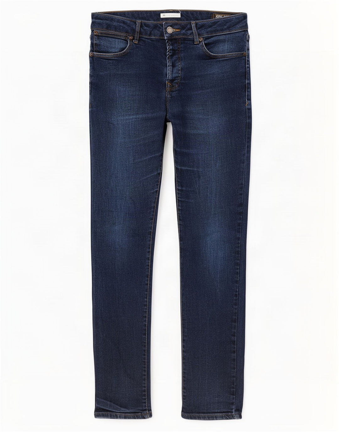 Topman Herre Slim Jeans W32 L32 Marineblå Bomuld