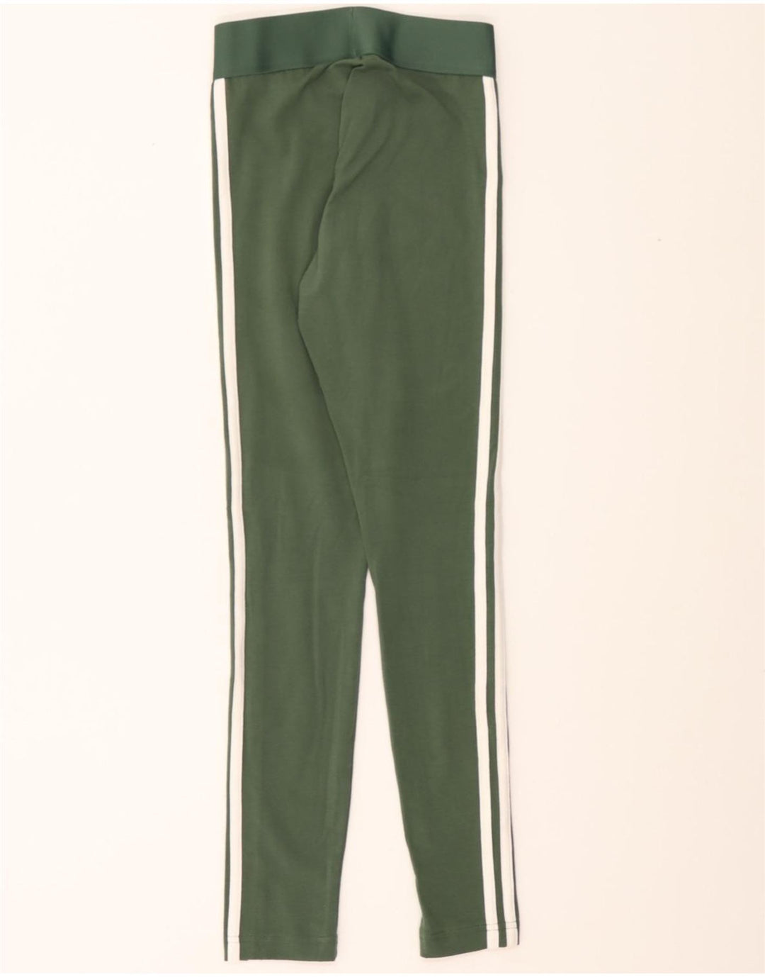 ADIDAS Womens Leggings UK 4/6 XS Green Polyester Vintage Adidas and Second-Hand Adidas from Messina Hembry 