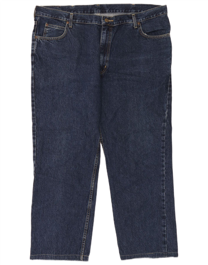 Lee Straight Jeans til mænd W44 L27 marineblå bomuld