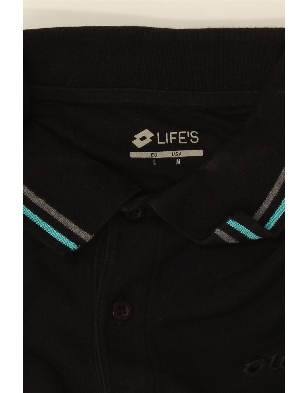 Lotto Herre Life's Polo Shirt Medium Sort