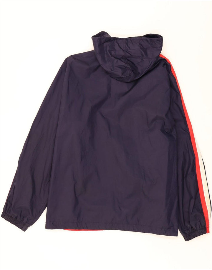 PUMA Mens Hooded Rain Jacket UK 44 2XL Navy Blue Nylon Vintage Puma and Second-Hand Puma from Messina Hembry 