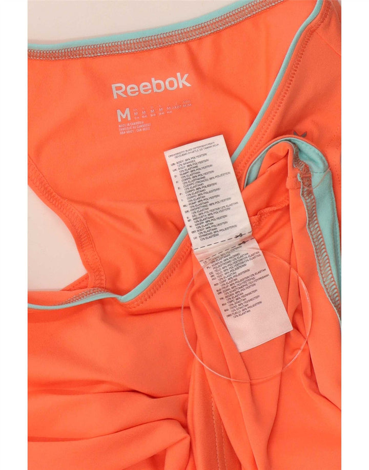 Reebok Damevest Top UK 12/14 Medium Orange Polyester