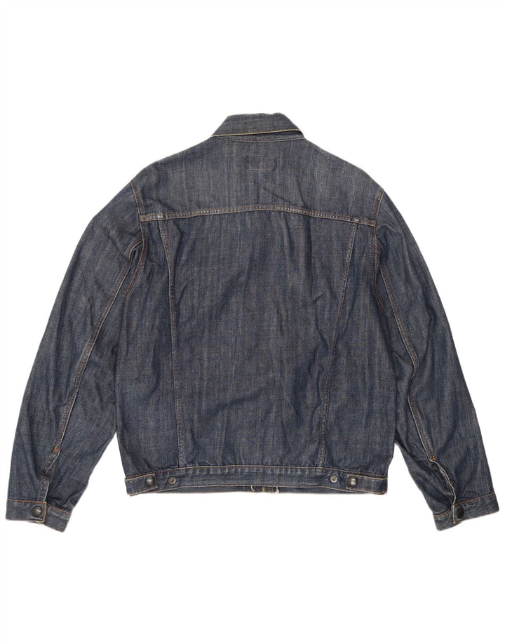 Casucci Herre Denim Denim Jacket UK 38 Medium Blue Cotton
