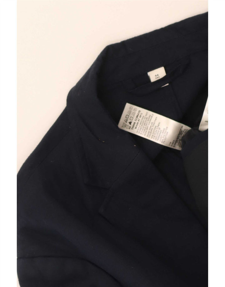 Marks & Spencer Herre 2-knaps blazerjakke UK 44 XL marineblå bomuld