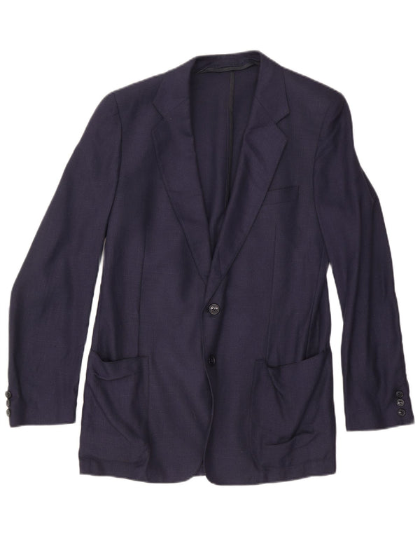 Vintage Herre 2-knaps blazerjakke UK 36 Small Navy Blue