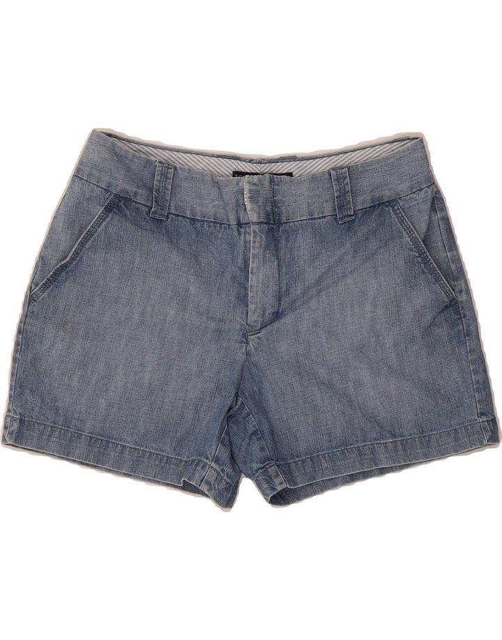 TOMMY HILFIGER Womens Casual Shorts US 6 Medium W32  Blue Cotton Vintage Tommy Hilfiger and Second-Hand Tommy Hilfiger from Messina Hembry 