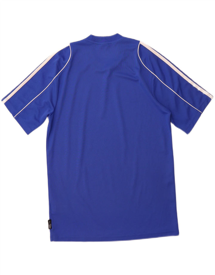 ADIDAS Mens T-Shirt Top Small Blue Polyester