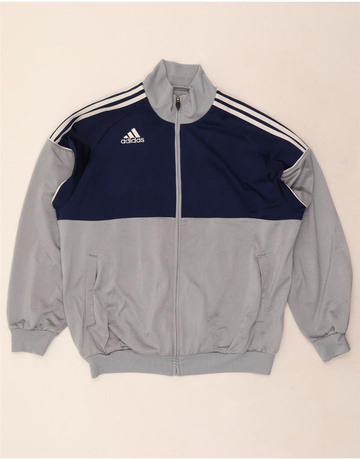 Adidas Træningsdragt til mænd Topjakke XL Grå Colourblock