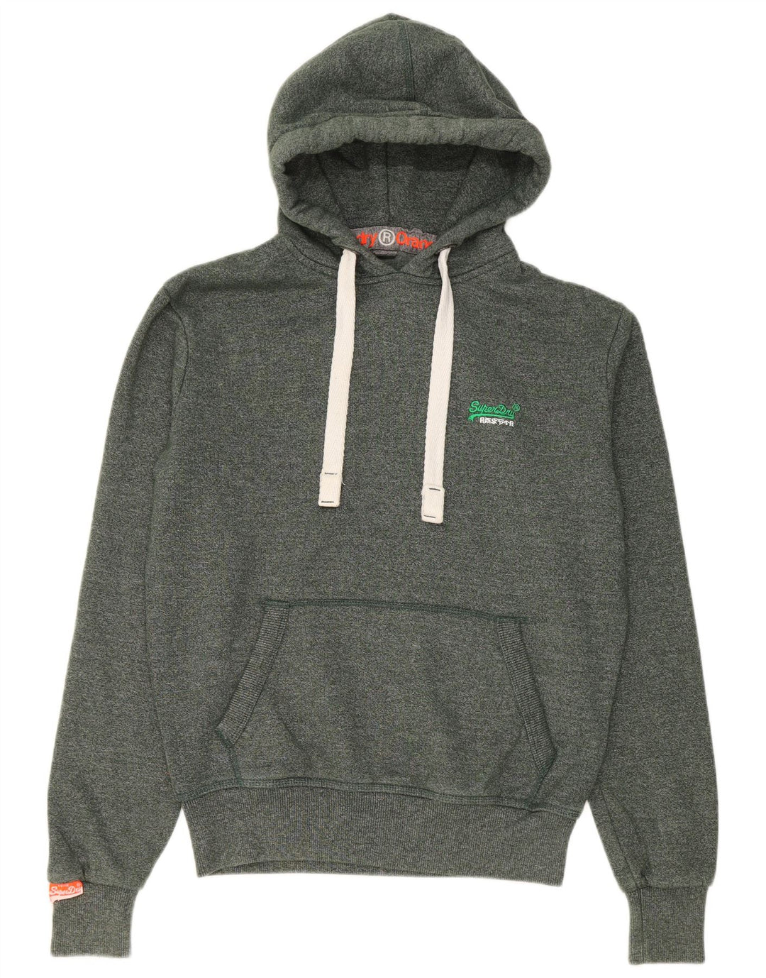 Superdry Herre hættetrøje Jumper Medium Grøn Flecked Bomuld