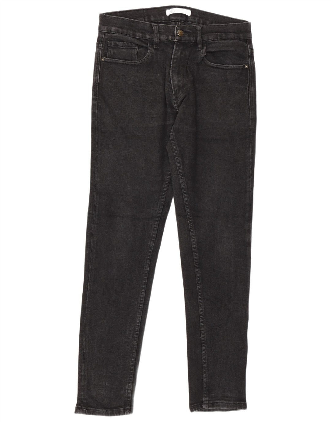 Zara Herre Slim Jeans EU 42 Large W32 L30 Grå