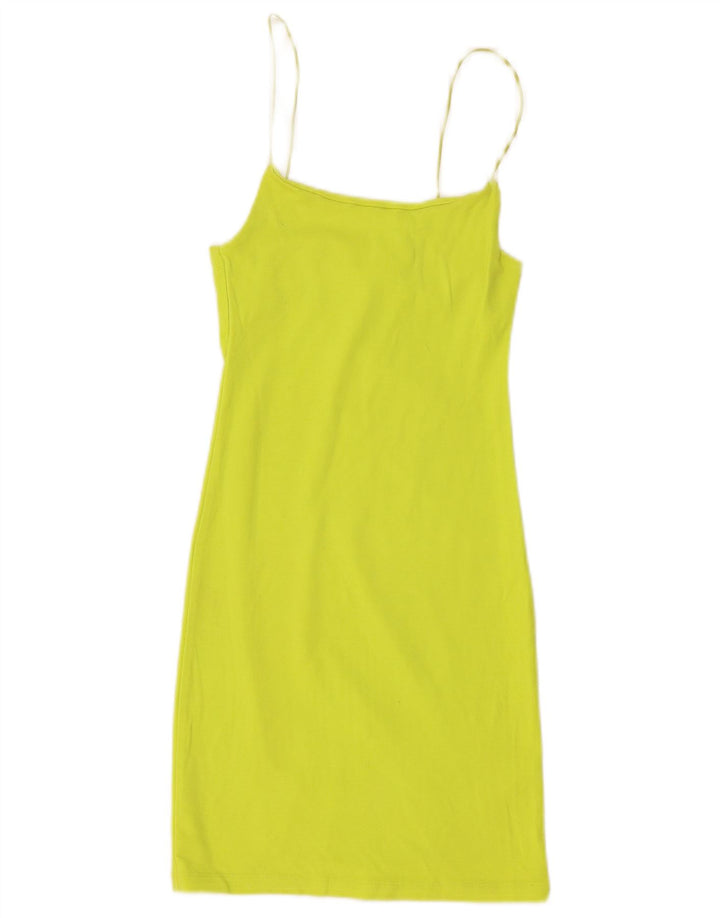 Zara Dame Sundress UK 12 Medium Green Bomuld