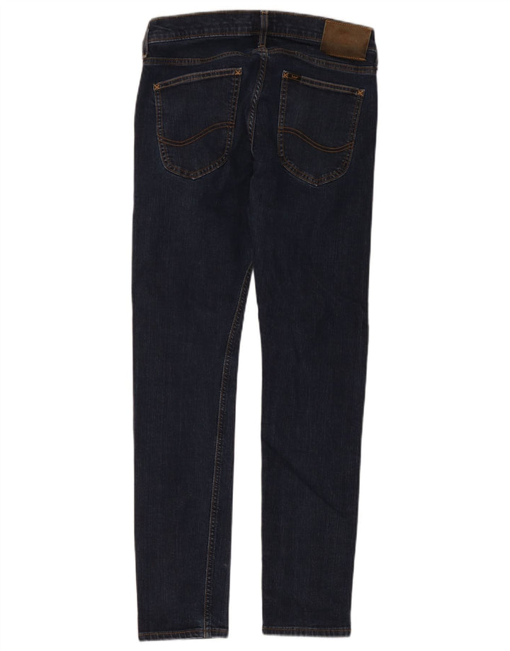 Lee Dame Luke Slim Jeans W29 L30 Marineblå Bomuld
