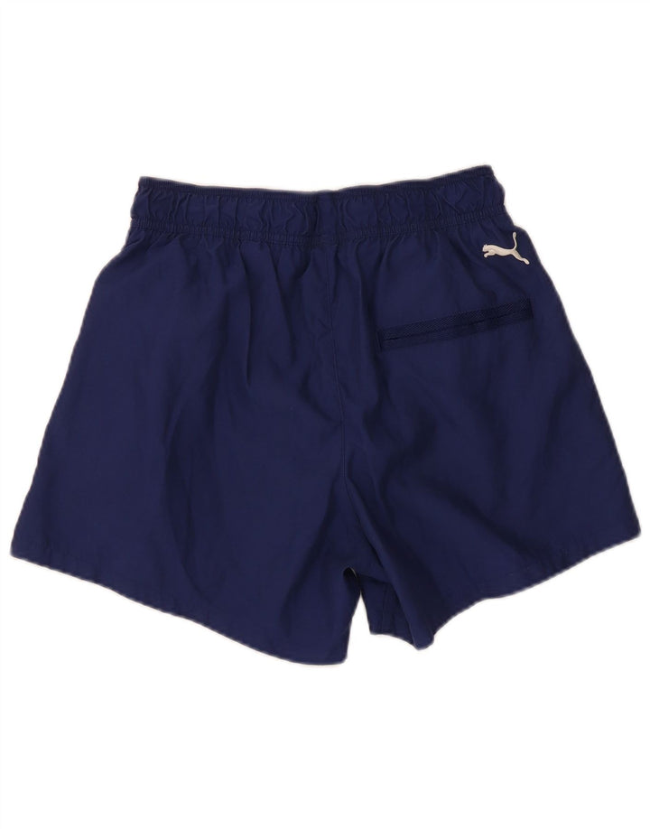 Puma Herre grafiske sportsshorts Små marineblå polyester