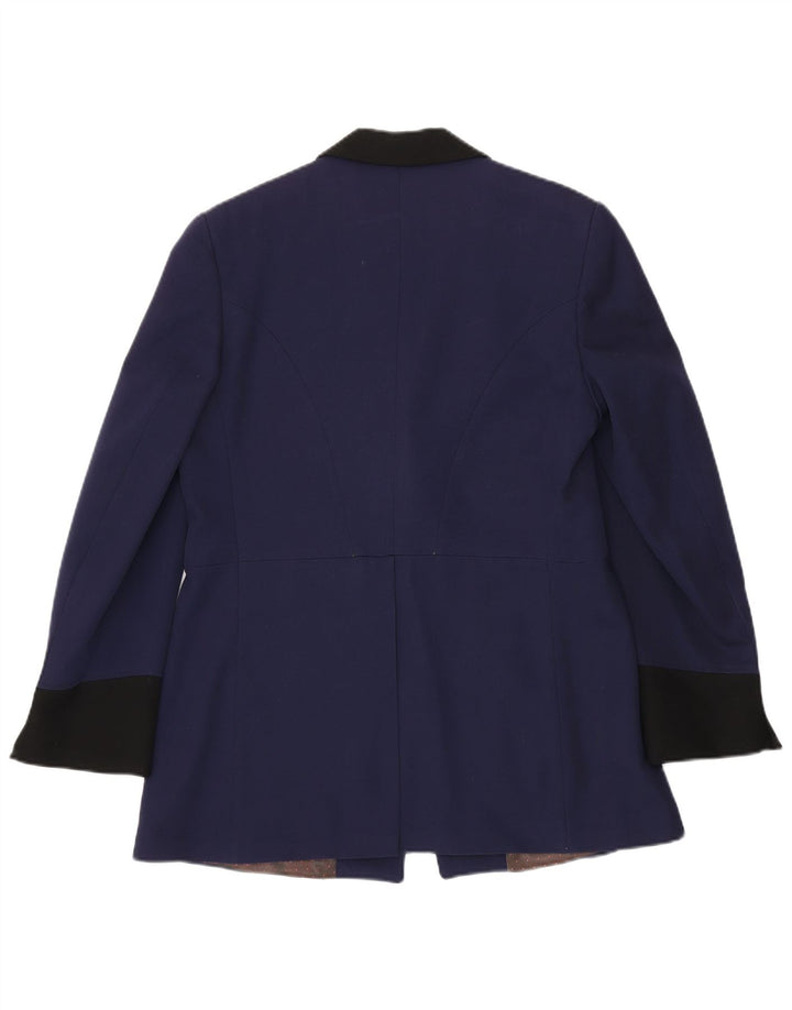 Vintage blazerjakke til mænd UK 38 Medium Navy Blue Colourblock