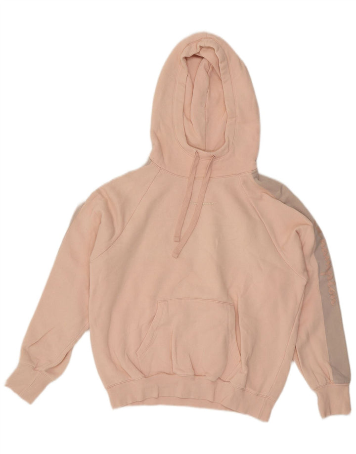 CHAMPION Womens Hoodie Jumper UK 10 Small Pink