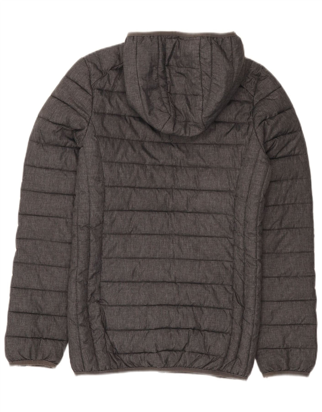 Ellesse Dame Hætte Polstret Jakke UK 6 XS Grå Nylon